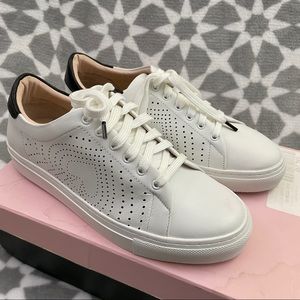 NEW Kate Spade Aaron Leather Perforated Sneakers 7